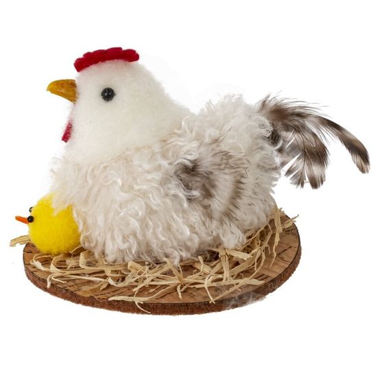 Фигурка декоративная &quot;Курица&quot; (блок 12шт), L8 W8 H6 см, 3в.