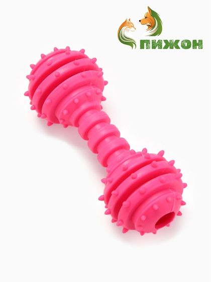 Игрушка жевательная &quot;Чемпион&quot;, TPR, 12,5 см, розовая