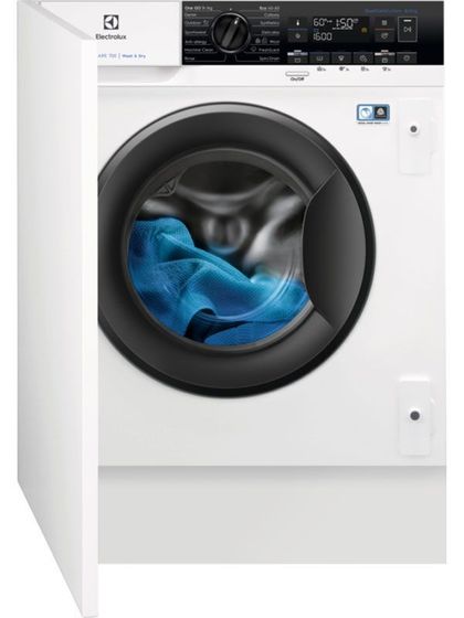 Стиральная машина Electrolux EW7W368SI белый 8кг 1600об/мин с паром/с сушкой/с англиской панелью управления (встраиваемая)