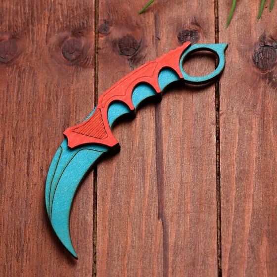 !Сувенир деревянный «Керамбит» (3 штуки)