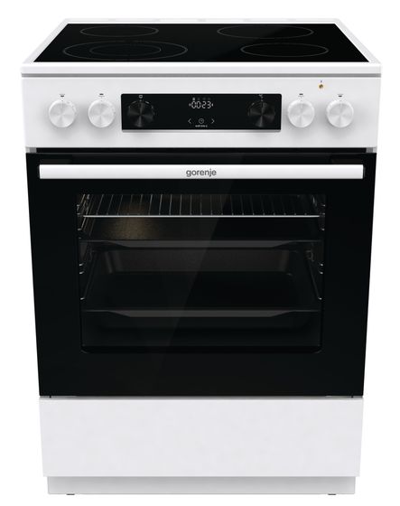 Плита электрическая Gorenje GECS6C70WC белый/черный (без крышки)