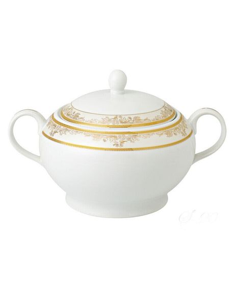 La Luna Collection New Bone China Soup Tureen and Lid, Chloe Design