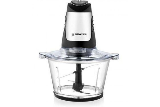 Измельчитель Brayer BR1404 2л 500Вт черный/белый