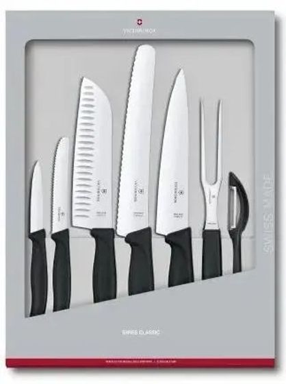 Набор ножей Victorinox Swiss Classic (6.7133.7G) 7предм. черный