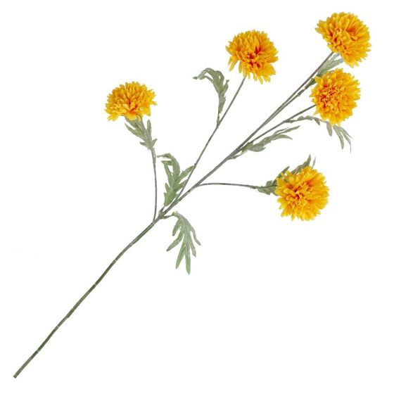 Цветок искусственный &quot;Георгин&quot;, L15 W15 H82 см, 3в.