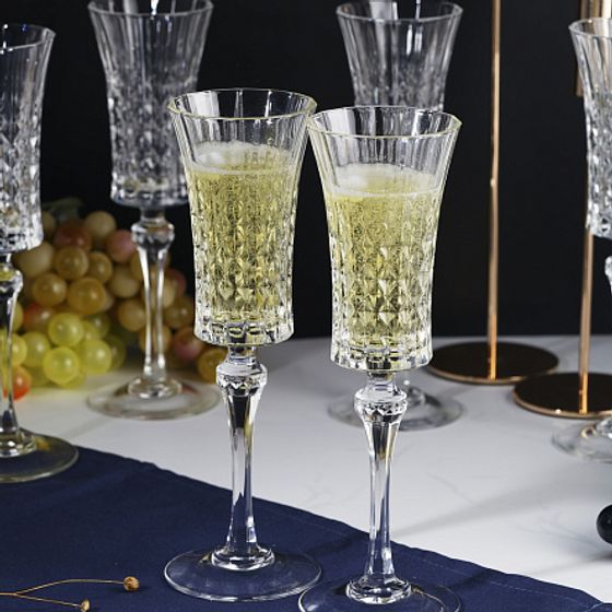 Набор фужеров (бокалов) для шампанского ЛЕДИ ДАЙМОНД 150мл 6шт