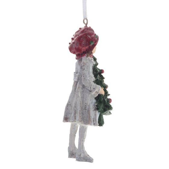 Изделие декоративное подвесное "Девочка/Мальчик", L6 W4 H11,5 см, 6в.