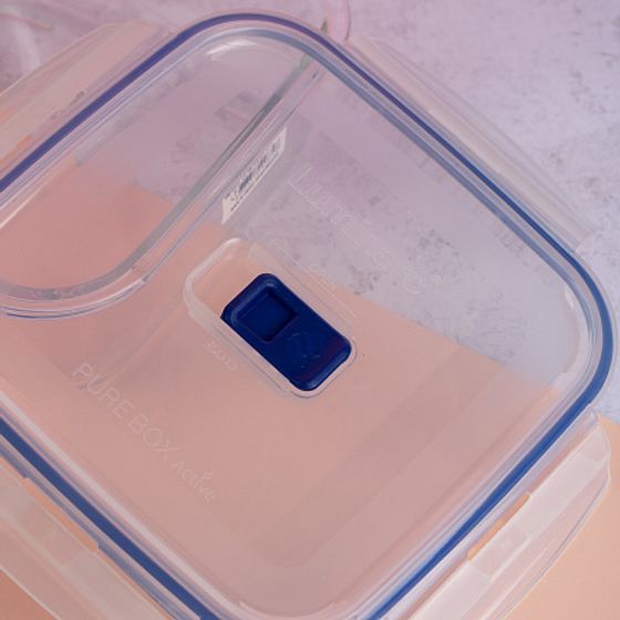 Контейнер ПЮРБОКС АКТИВ 1220мл квадратный