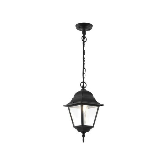Светильник подвесной Outdoor O003PL-01B, 1х60Вт, 18х18х105,8 см, E27, цвет чёрный