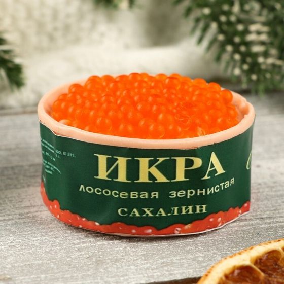 Фигурное мыло &quot;Баночка икры&quot; 85гр