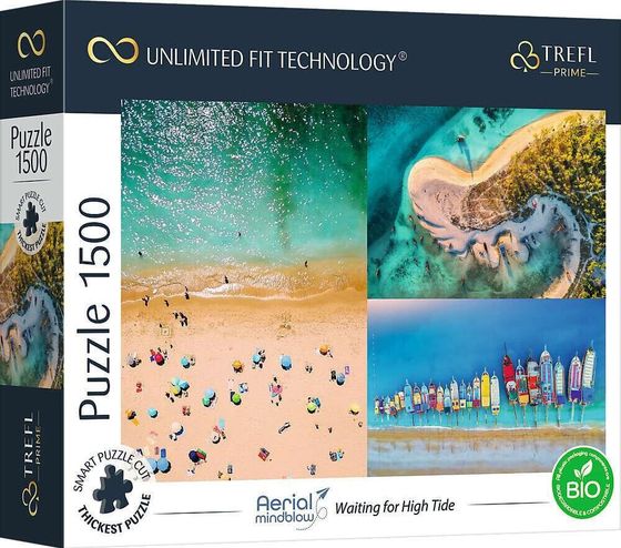 Trefl Puzzle 1500 Czekając na przypływ Unlimited Fit Technology