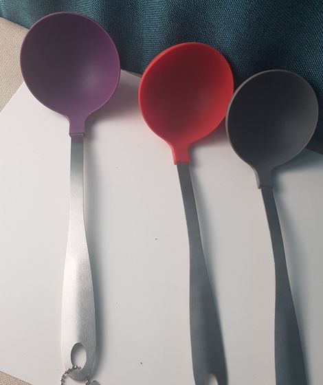 !09 Набор кухонных инструментов 6 предметов + ПОДАРОК (кулинарные инструменты 8 штук)- Шумовка+Поварешка+Лопака+Лопатка с прорезями+Ложка+Ложка с прорезями 38 см. цвет микс