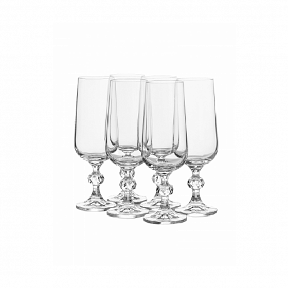 Набор фужеров для шампанского CLAUDIA 6шт 180мл