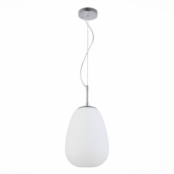 Подвес St Luce. SL1168.113.01. Cesare. 1х40 Вт, E27, 24х24х34 см, цвет хром