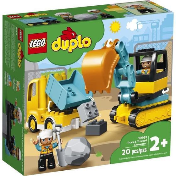 LEGO Duplo 10931 Yük Mashinasi va Zanjirli Ekskavator