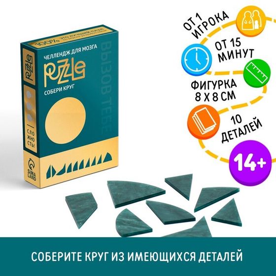 Головоломка PUZZLE «Собери круг», уровень 3