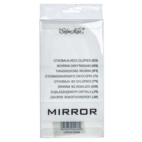 Зеркало настольное двустороннее с увеличением, L9 W6,5 H16 см