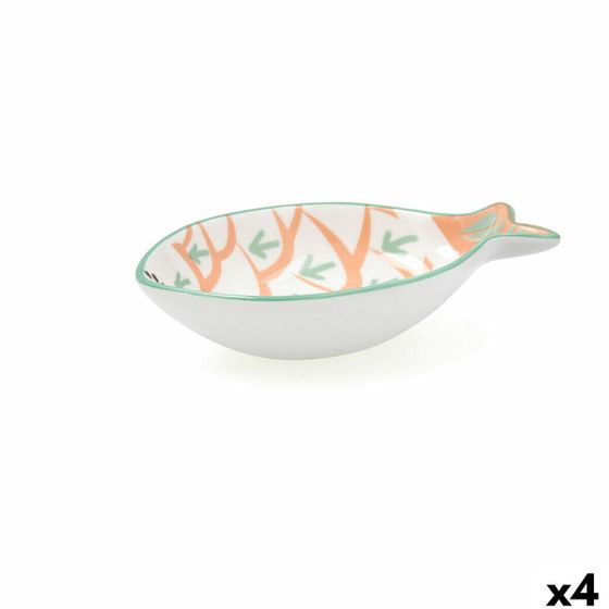 Чашка для подносов Quid Kaleido белая керамика 14 x 9 x 3 см (4 шт.)