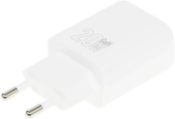 Сетевое З/У Hoco N61 Gentle 1хType-C+1хUSB 20Вт 5-20В 3А PD/QC белый