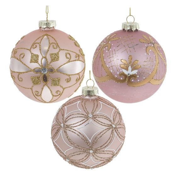 Набор из 9шт Украшение новогоднее &quot;Шар&quot;, D 10 см, L33 W32 H10,5 см