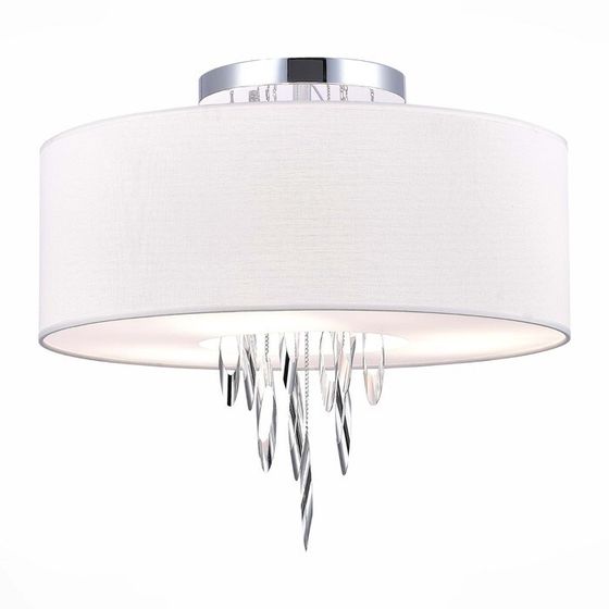 Люстра потолочная St Luce. SL1353.102.03. Nettuno. 3х60 Вт, E14, 55х55х50 см, цвет хром