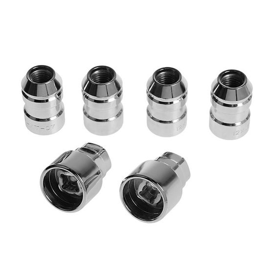 Секретки на колеса L2207 Anmax, гайка 12x1,5, конус, 4 шт. + 2 ключа