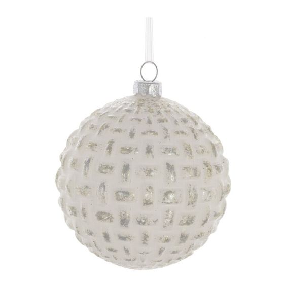 Украшение новогоднее Шар &quot;Винтаж&quot;, D 8 см, L8 W8 H8 см, 2в.