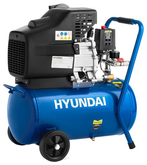 Компрессор масляный поршневой Hyundai HYC 2324 230л/мин 8Бар 1500Вт синий/красный