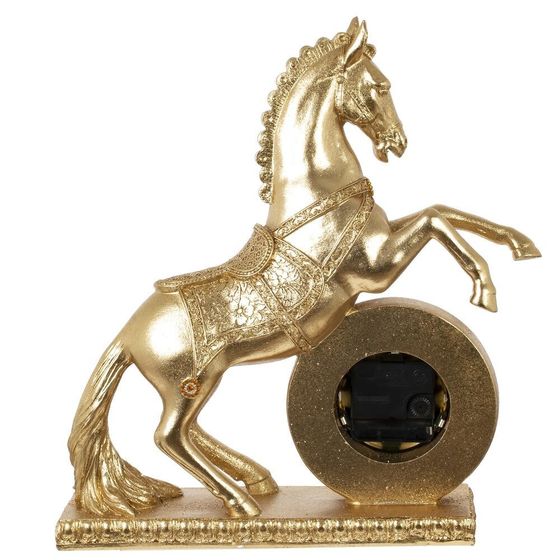 Фигурка декоративная &quot;Лошадь&quot; с часами (ААх1 н/п), L32 W9,5 H35 см