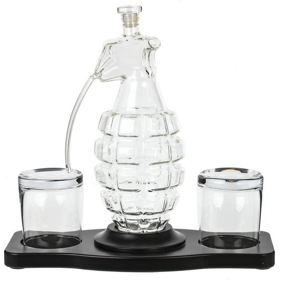 Графин "Граната" 900 мл с 2-мя стаканами 240 мл, L31 W14,5 H30 см