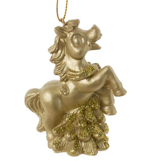 Фигурка декоративная подвесная &quot;Лошадка&quot;, L6 W3 H7,5 см, 2в.