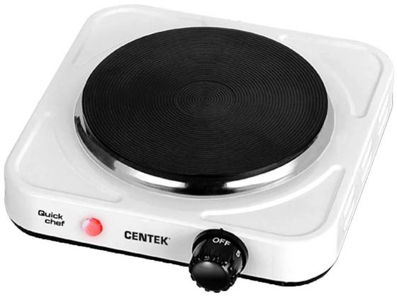 Плитка электрическая Centek CT-1506 белый (настольная)