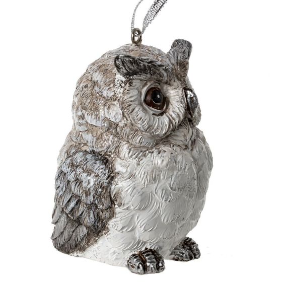 Фигурка декоративная подвесная &quot;Сова&quot;, L7 W7 H8,5 см
