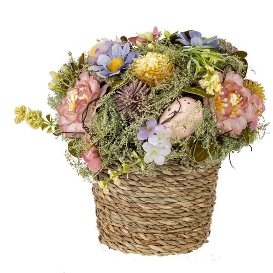 Цветочная композиция &quot;Пасхальная&quot;, L18 W15 H16 см