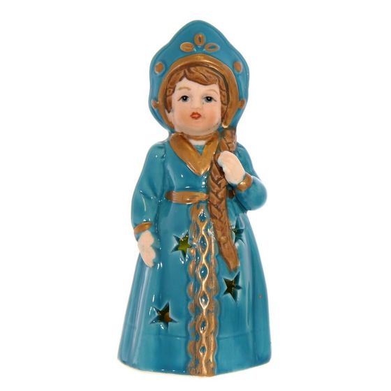 Фигурка декоративная &quot;Снегурочка&quot; с подсветкой, L5 W4,5 H11 см, 2в.