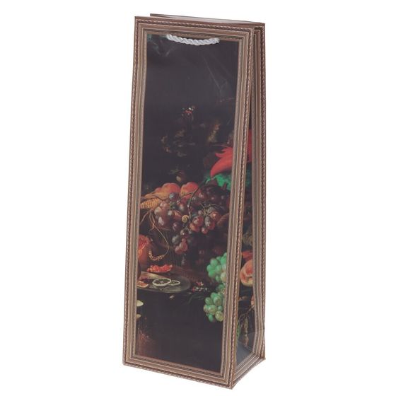 Пакет подарочный (бумага 210г/м2, блок 12шт), L12,5 W8 H36 см, 4в.