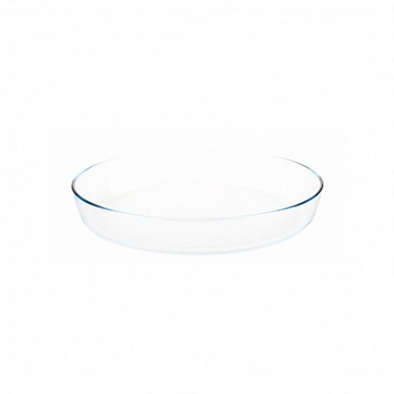 Овальная форма с крышкой XL 3л 35х24х6см зеленая