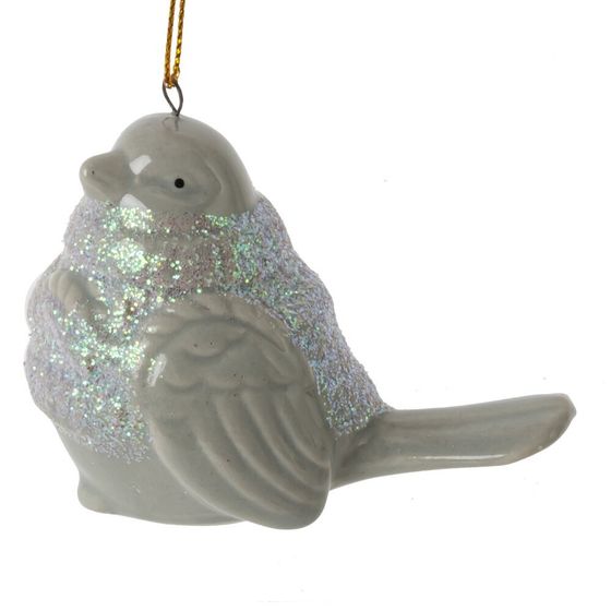 Украшение новогоднее &quot;Птичка&quot;, L8 W4,5 H6 см, 4в.