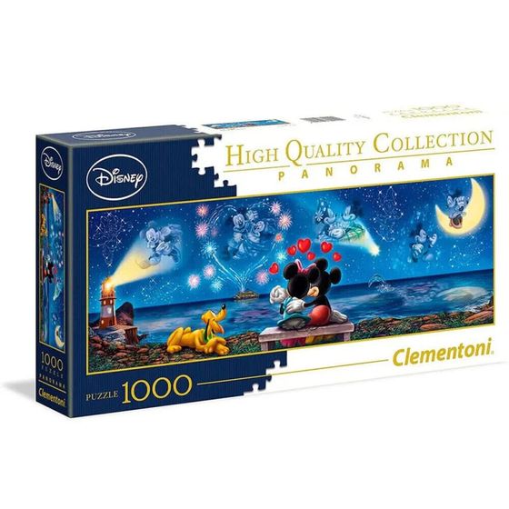 CLEMENTONI Disney Mickey And Minnie Panorama Puzzle 1000 pieces