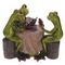 Фигурка декоративная "Лягушки", L14,5 W14 H13 см