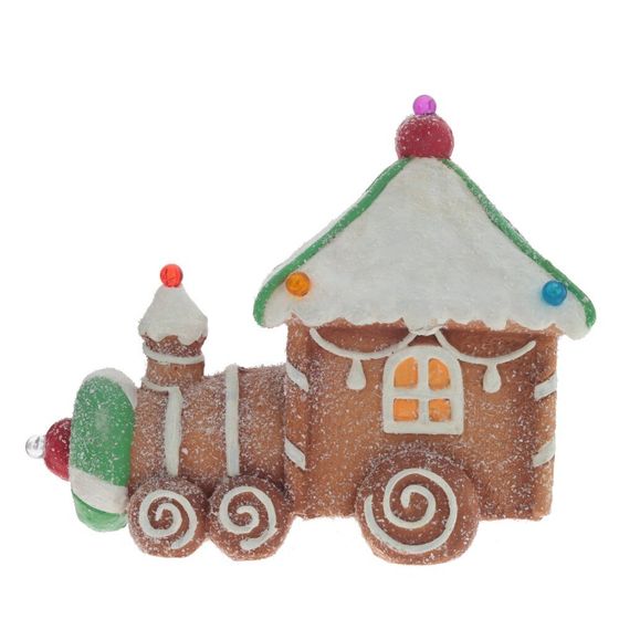 Фигурка декоративная с подсветкой &quot;Паровозик&quot;, L35 W14 H28 см (3хAAА н/п)