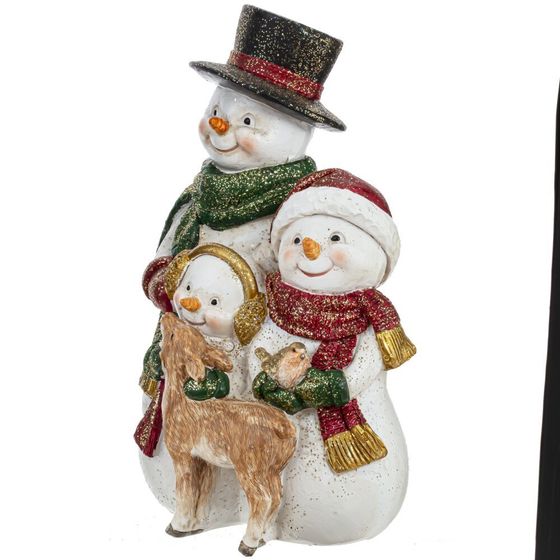 Фигурка декоративная &quot;Снеговики&quot;, L12 W9 H16,5 см