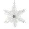 Украшение новогоднее &quot;Снежинка&quot;, L12 W3,5 H12 см