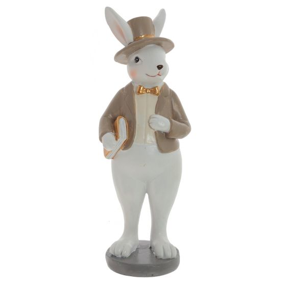 Фигурка декоративная "Зайка", L6 W5,5 H15 см, 2в.