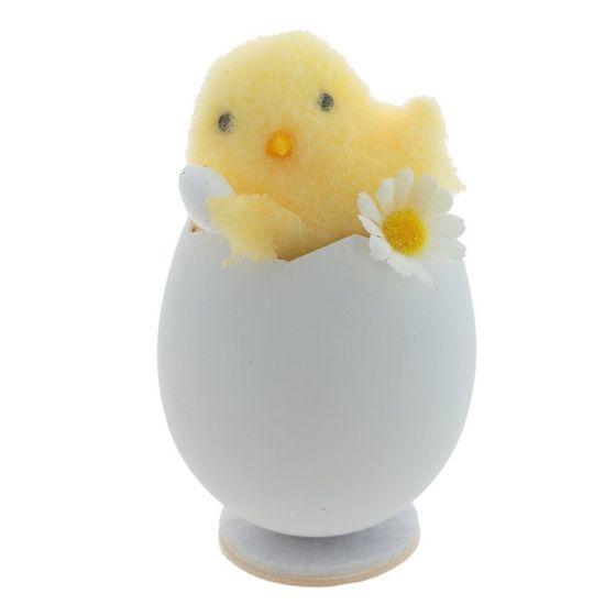 Фигурка декоративная &quot;Цыпленок&quot; (блок 6 шт), L6 W6 H10,5 см, 3в.