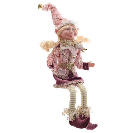 Игрушка набивная подвесная &quot;Эльф&quot;, L16 W12 H53 см (полка 25 см.)