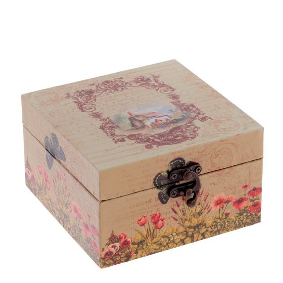 Шкатулка, Д14 Ш14 В8 см