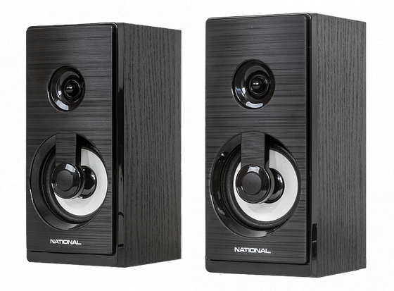 Колонки 2.0 National NAS-0230 180Вт черный