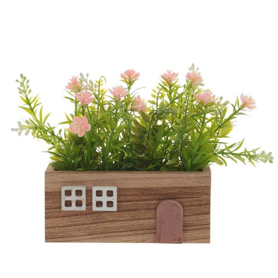 Цветочная композиция, L17 W6,5 H20 см, 4в.