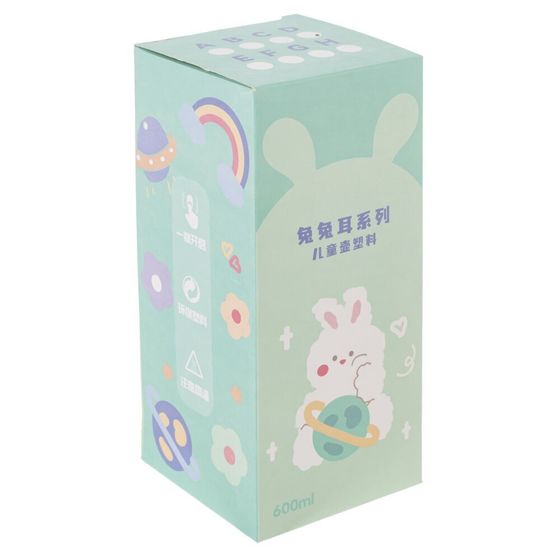 Бутылка, 600 мл, L8,5 W8,5 H20 см, дизайн микс